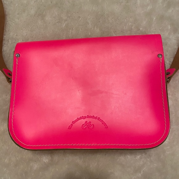 The Cambridge Satchel Company Neon Pink Satchel - Picture 3 of 7